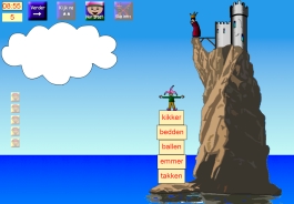 Dit spel is een onderdeel van het programma Woordkasteel. Ga naar de downloadpagina om Woordkasteel te downloaden.