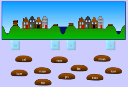 Dit spel is een onderdeel van het programma Woordkasteel. Ga naar de downloadpagina om Woordkasteel te downloaden.