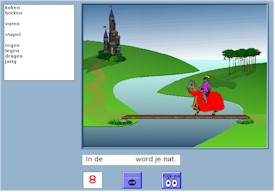 Dit spel is een onderdeel van het programma Woordkasteel. Ga naar de downloadpagina om Woordkasteel te downloaden.