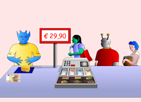 Dit spel is een onderdeel van het programma Sommenplaneet. Ga naar de downloadpagina om Sommenplaneet te downloaden.