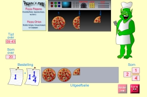 Dit spel is een onderdeel van het programma Sommenplaneet. Ga naar de downloadpagina om Sommenplaneet te downloaden.