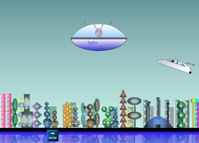 Dit spel is een onderdeel van het programma Sommenplaneet. Ga naar de downloadpagina om Sommenplaneet te downloaden.